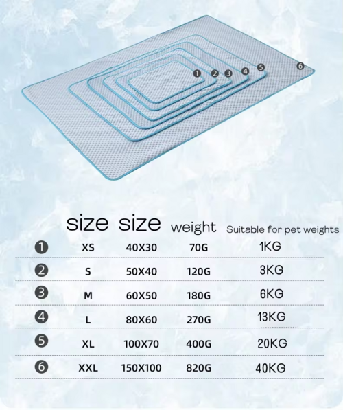 Ice Silk Pet Cooling Mat