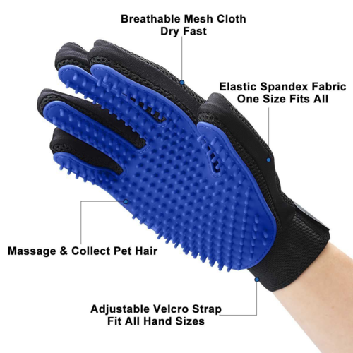 Pet Hair Remover Grooming Glove