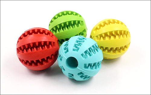Interactive Pet Feeder & Teeth Cleaning Ball